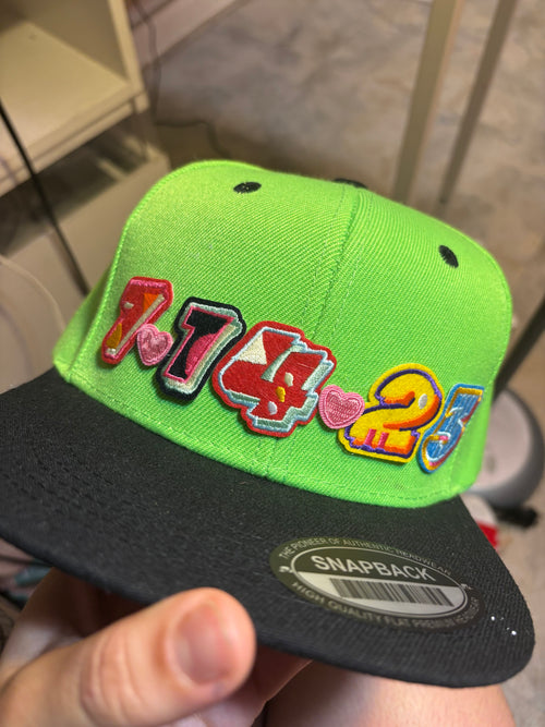 Custom Name or date hat