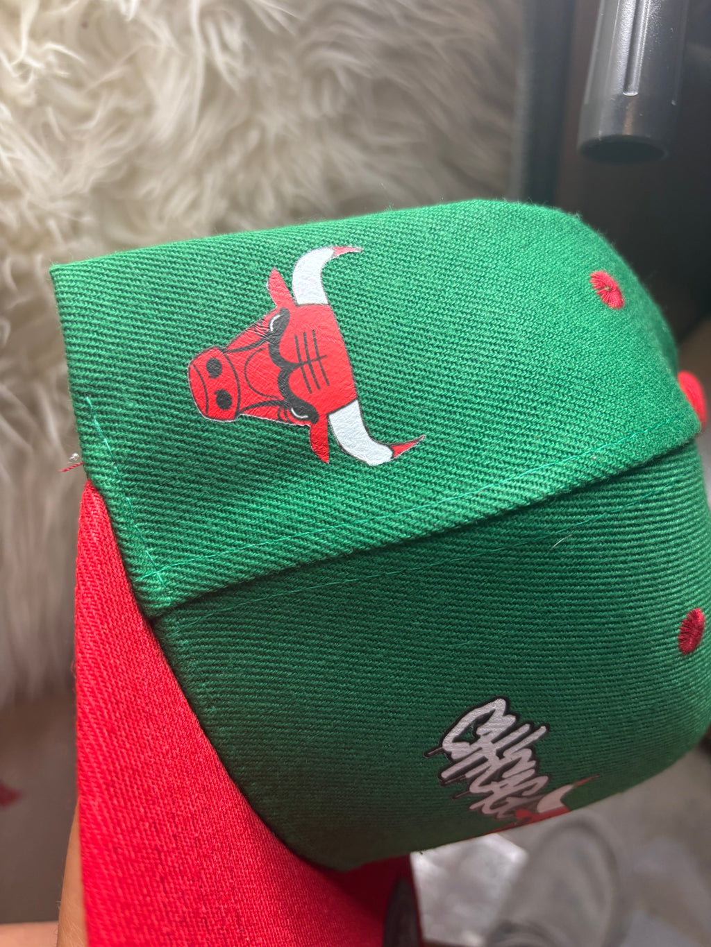 Custom Chicago bulls hat