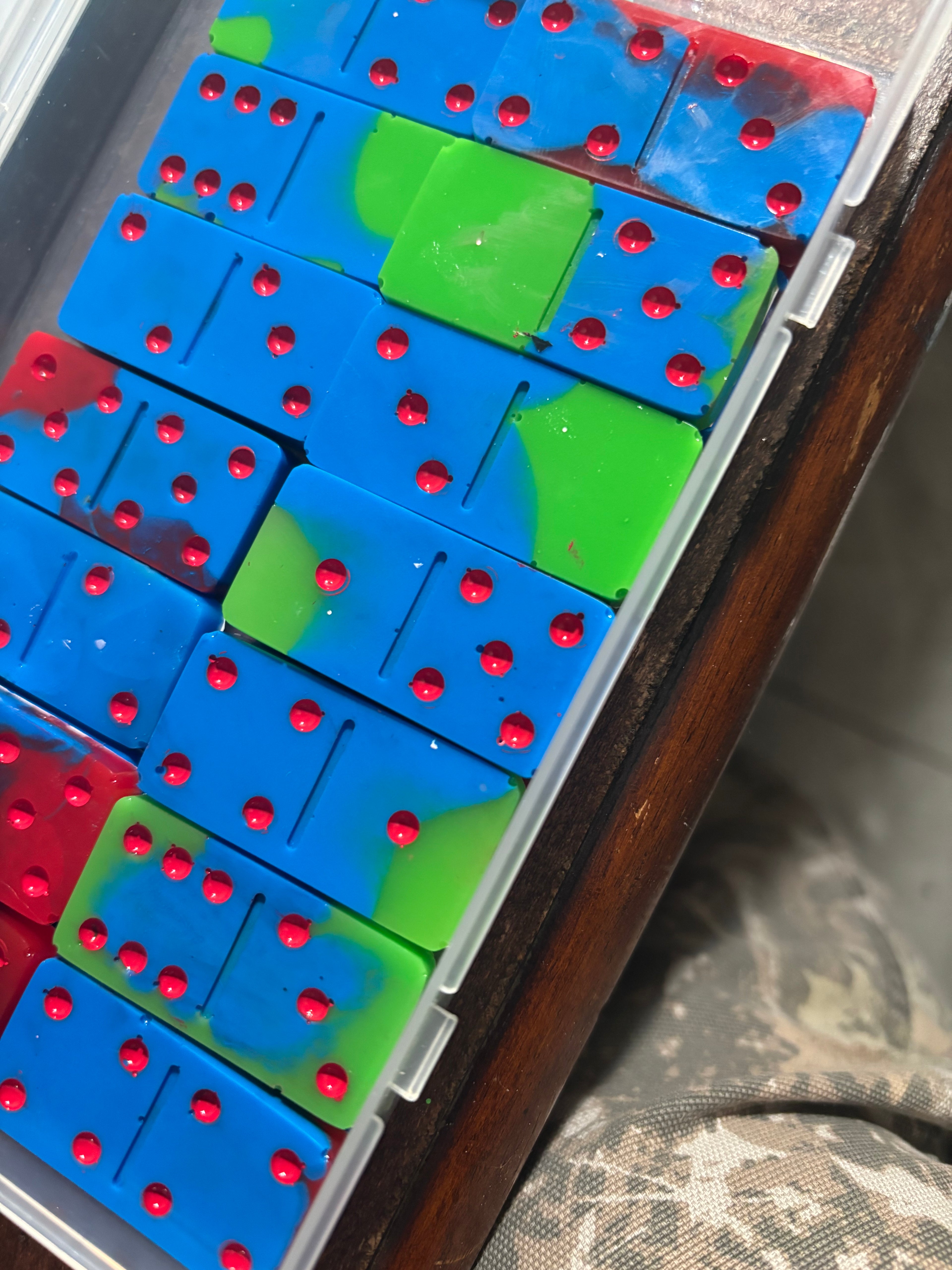 Custom marvel dominos and box