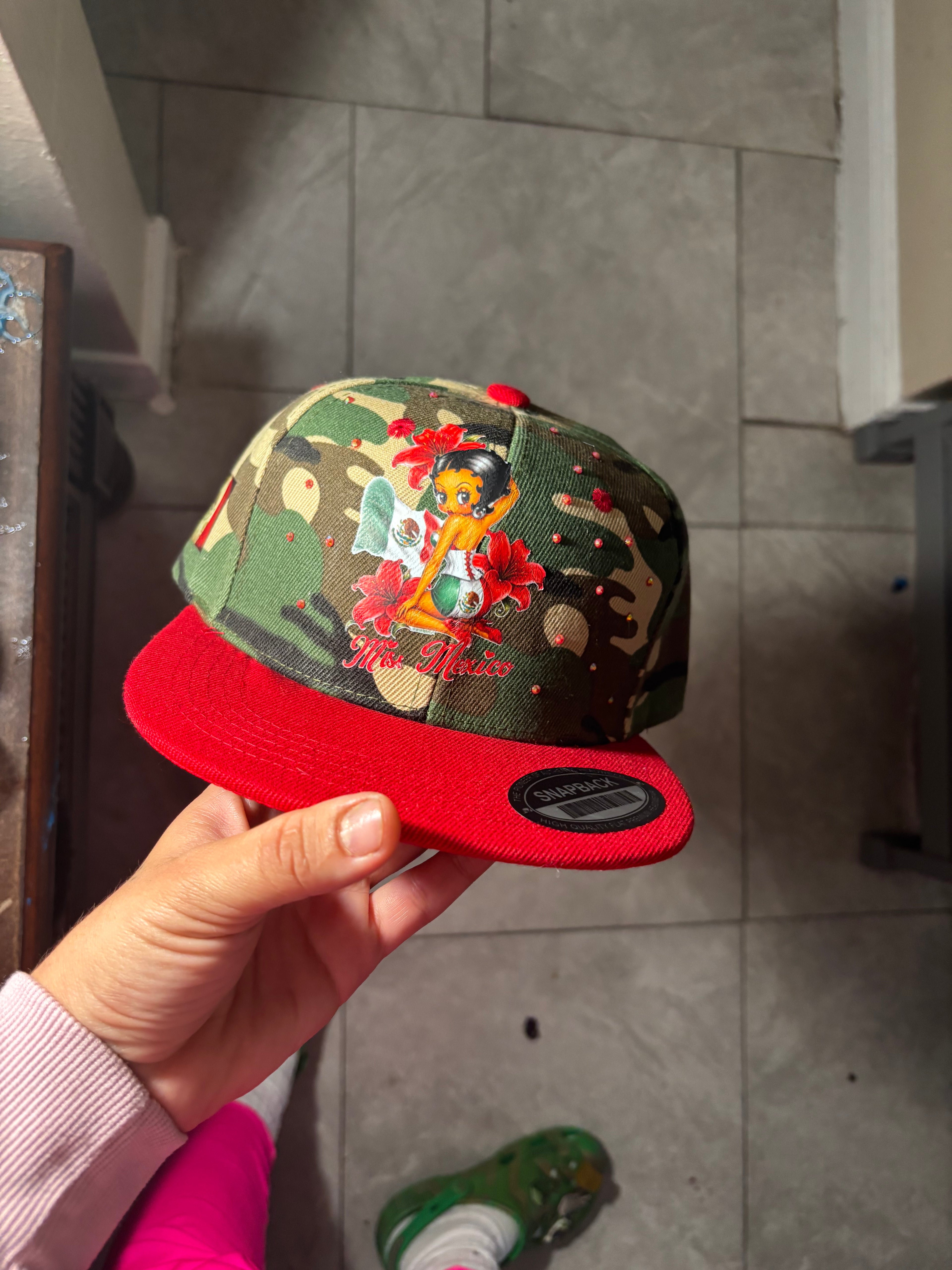 Custom Betty boop hat