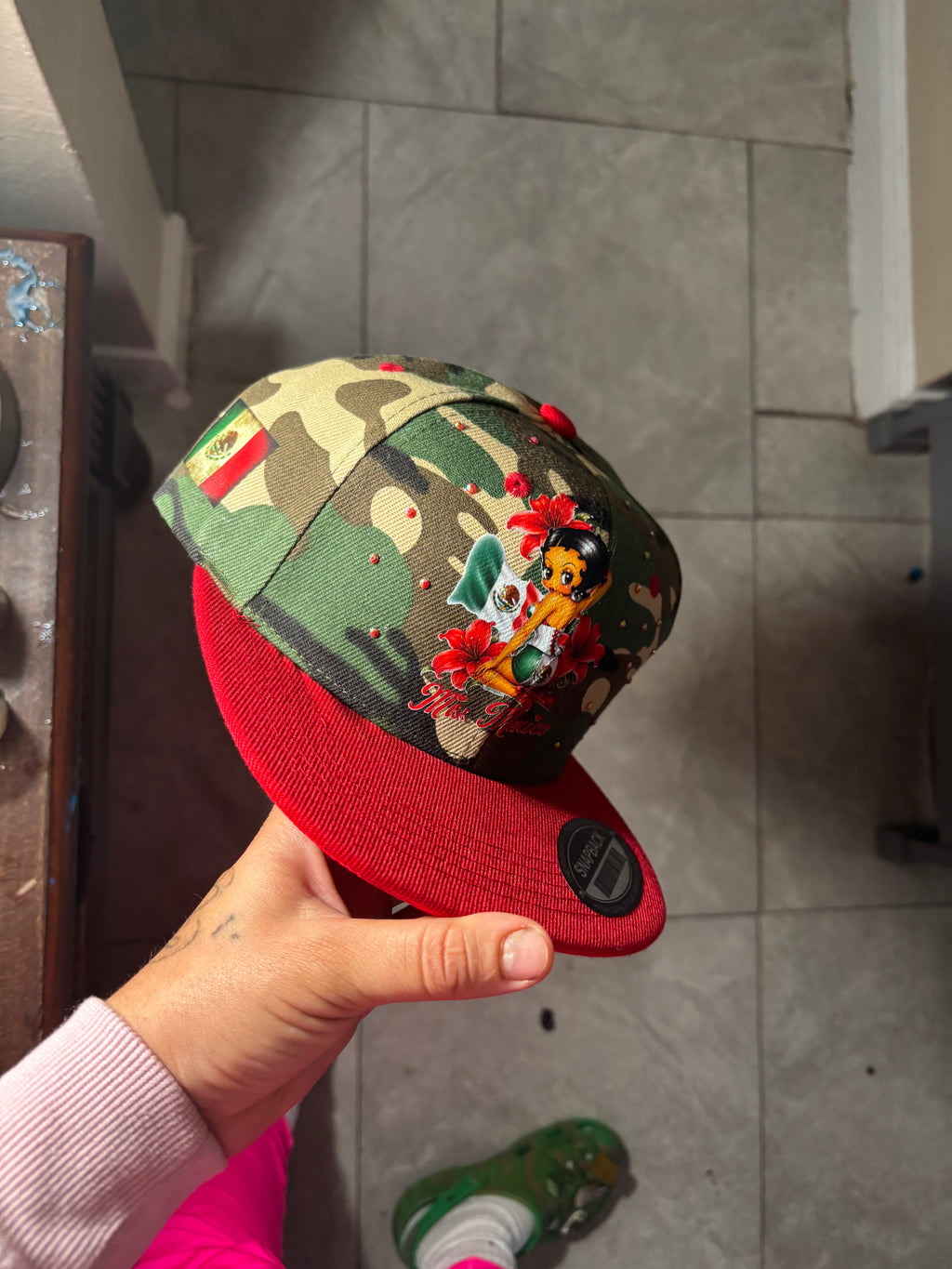 Custom Betty boop hat