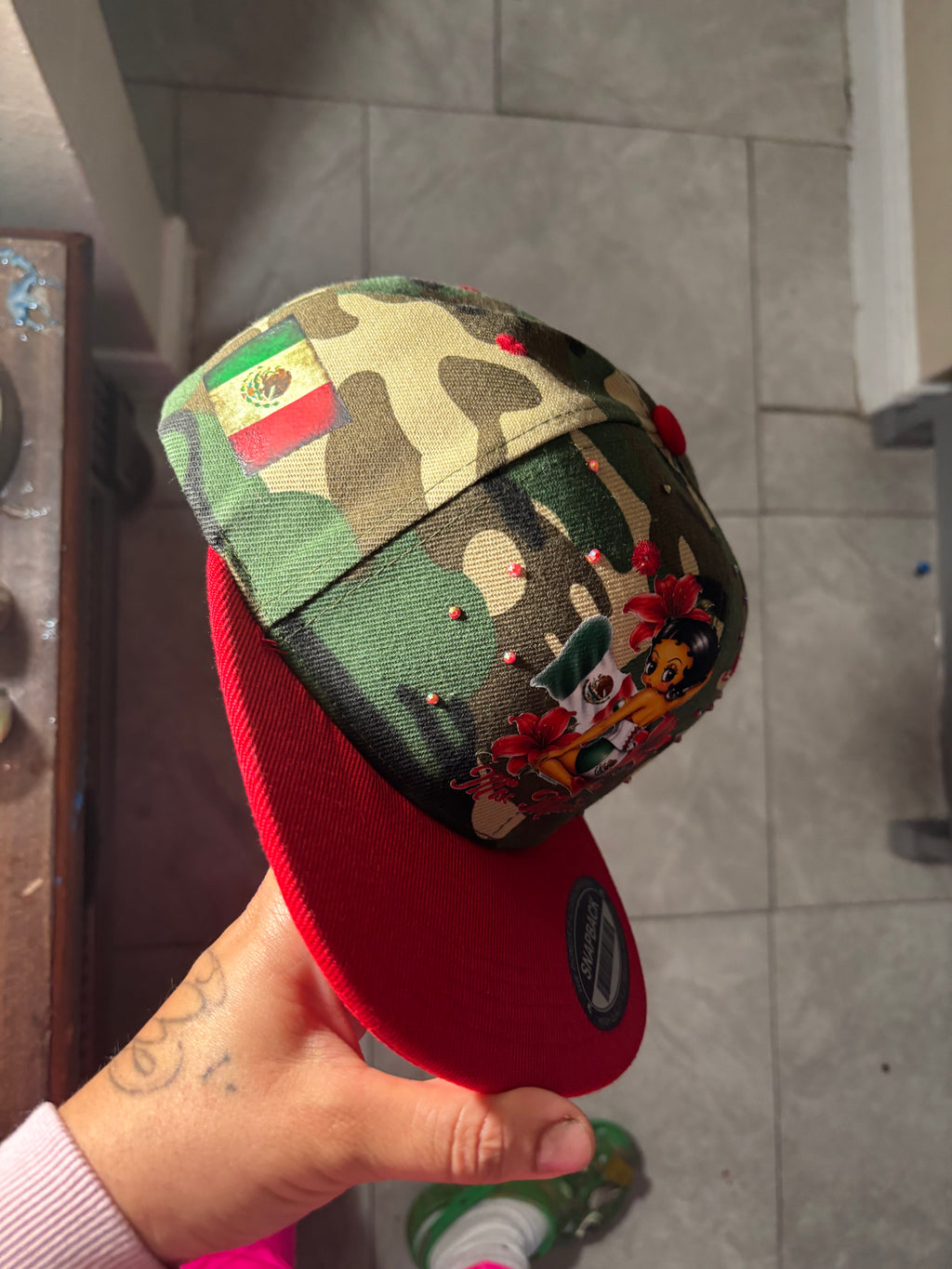 Custom Betty boop hat