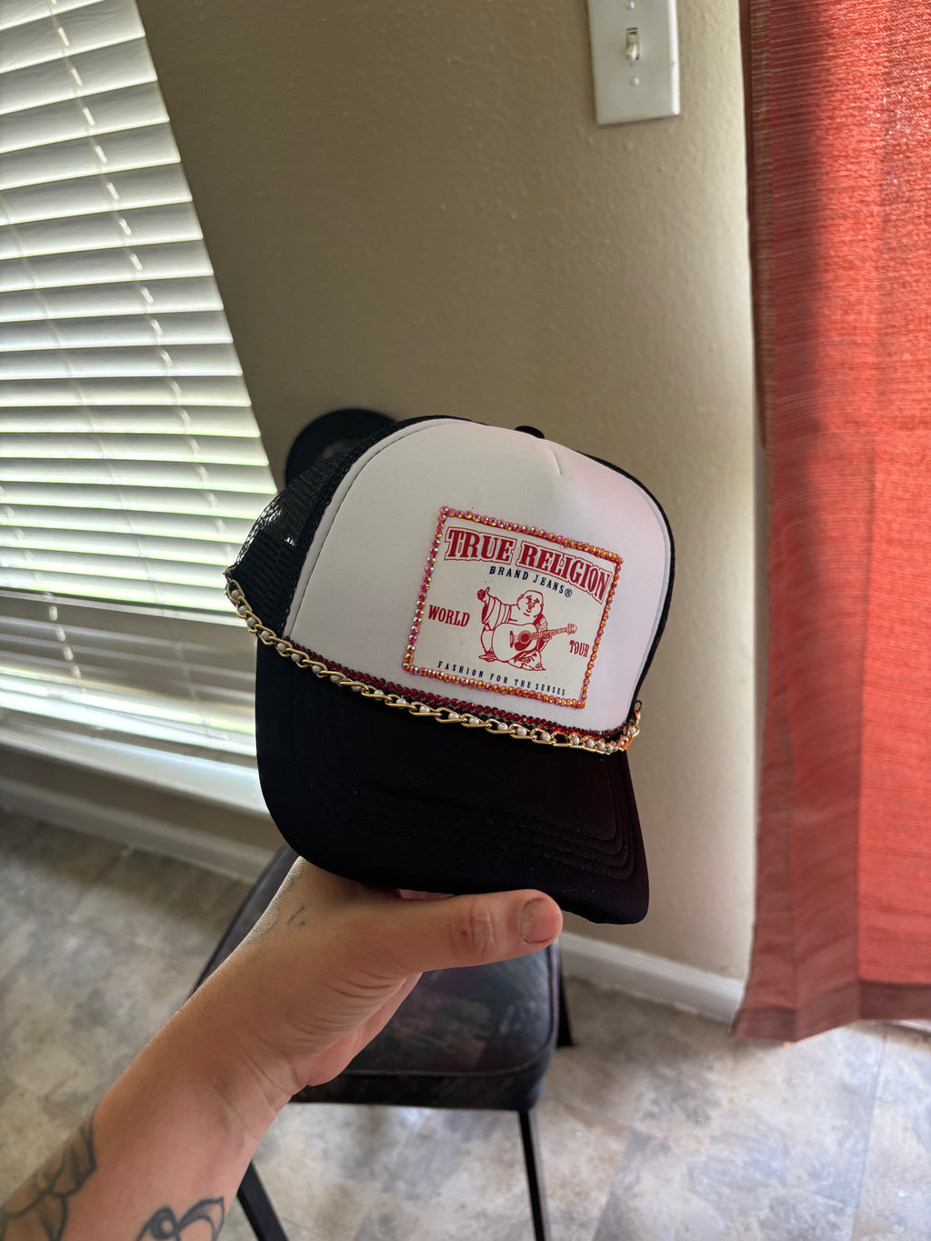 True religion bling out cap
