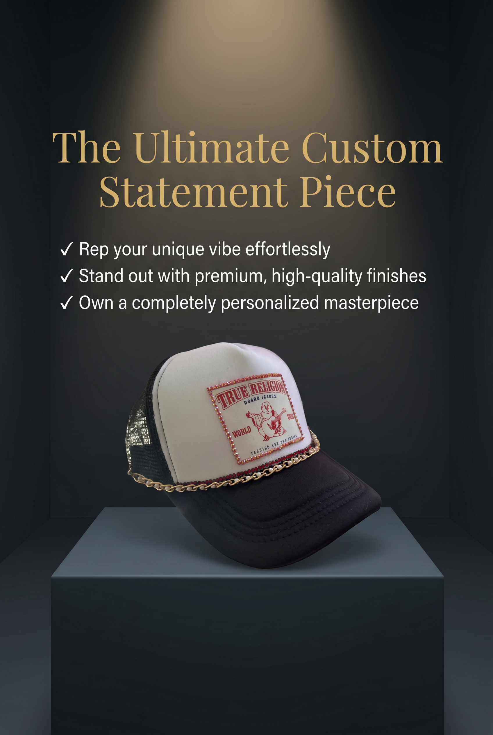 True religion bling out cap