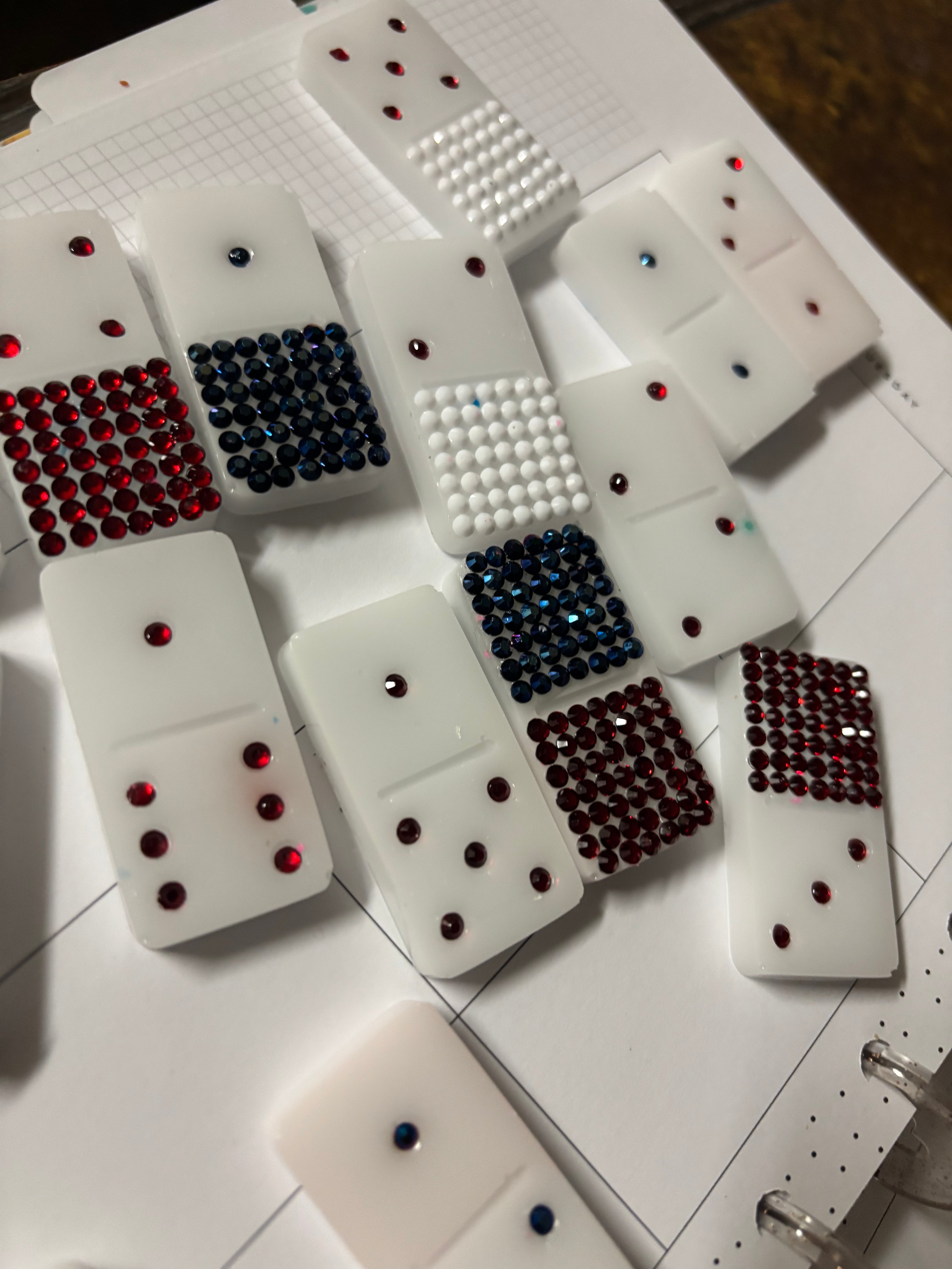 Custom bling out dominos