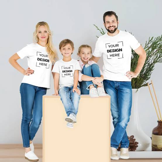 Family of 4 custom t shirt bundle