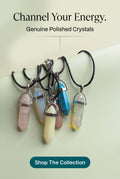 Random crystal necklace